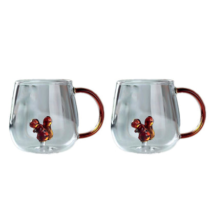 SQUIRREL TEA CUPS - SET OF 2