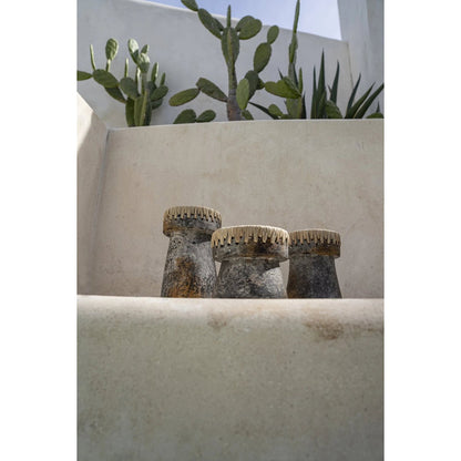 The Pretty Candle Holder - Antique Grey - L