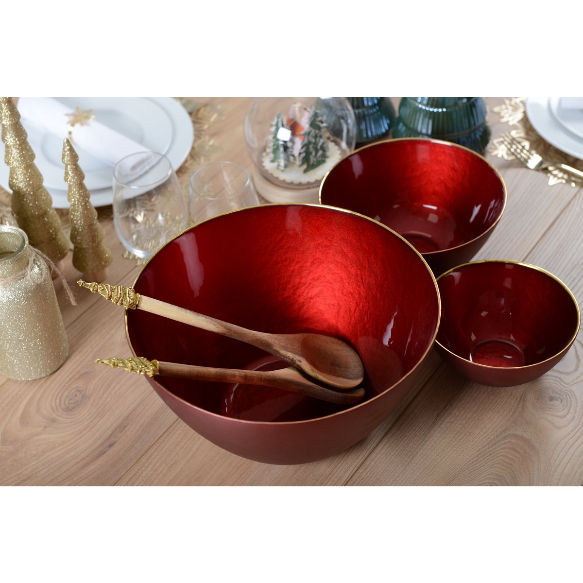 ACACIA FIR SALAD SETS