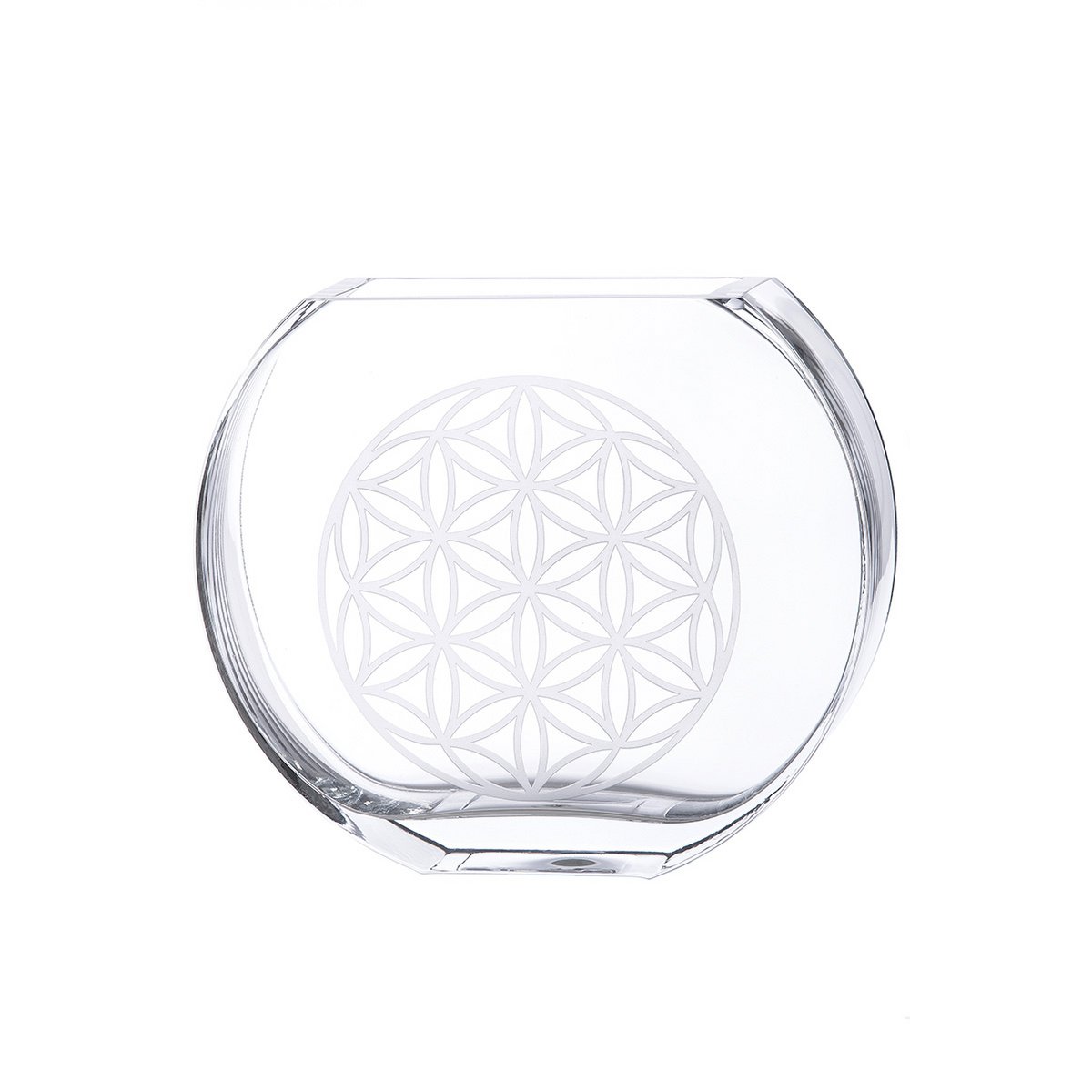 Glasart Deco Vase "Flower of Life"