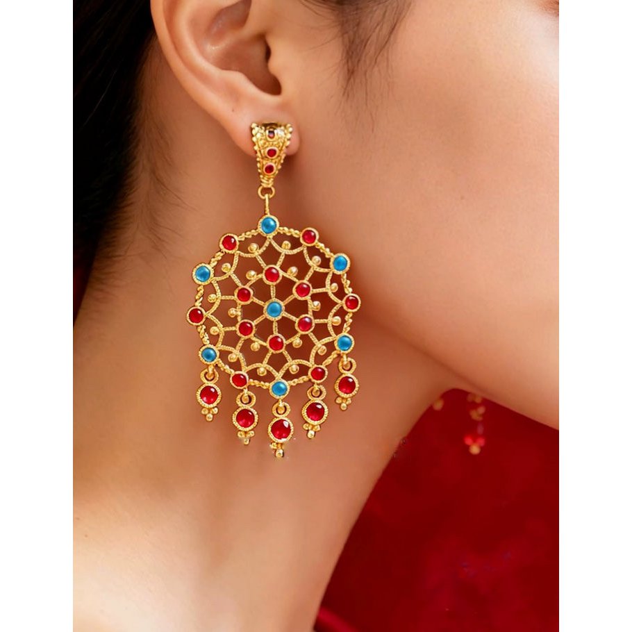 Vintage Dream Catcher Drop Earrings