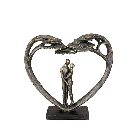 Sculpture Heart Love Tree H.31.5 cm