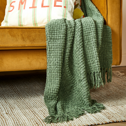Plaid Cosenza Donkergroen