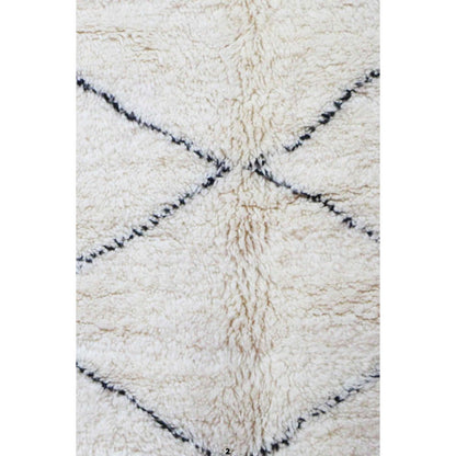 Pure wool Moroccan Berber rug 196 x 312 cm