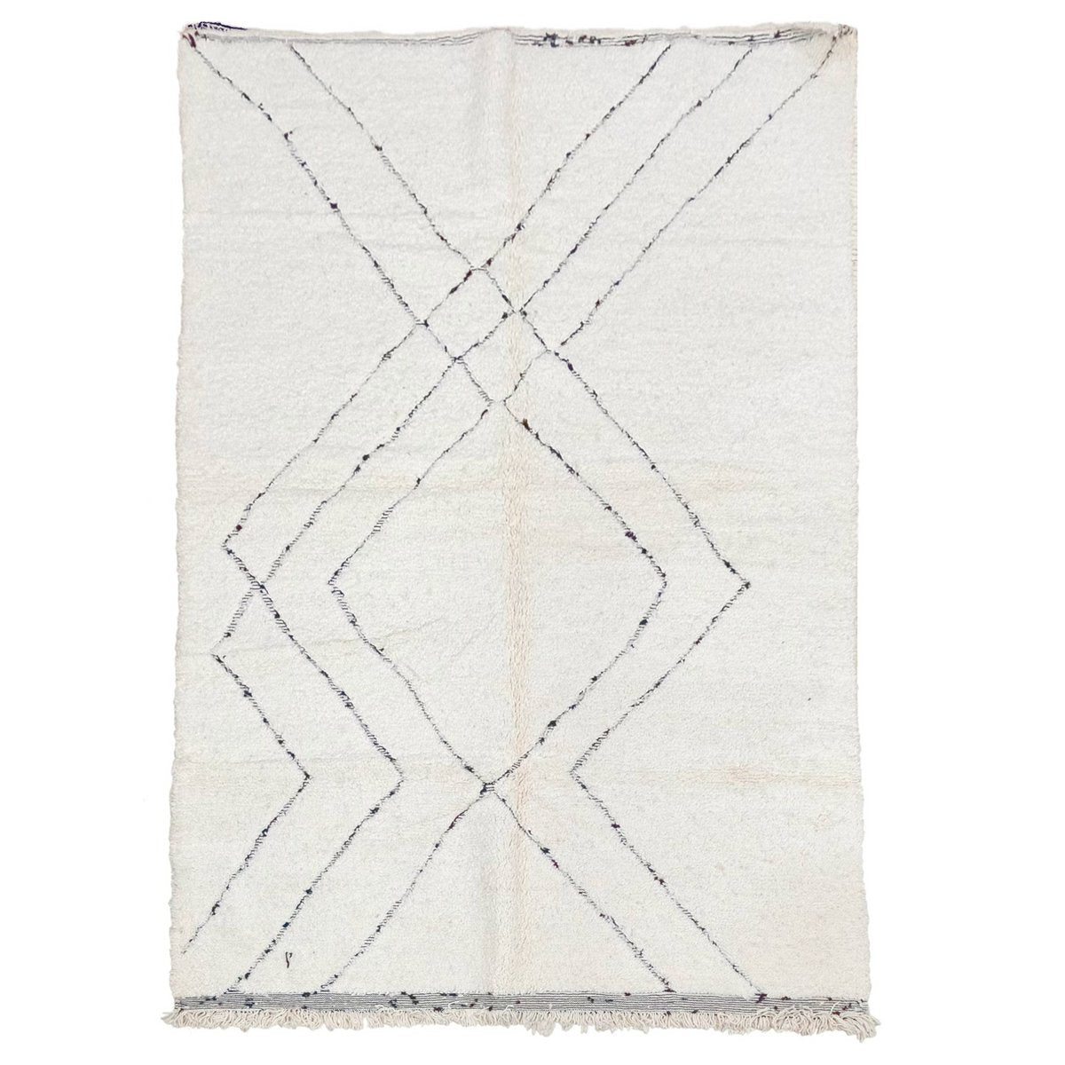 Pure wool Moroccan Berber rug 200 x 300 cm