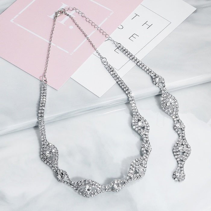 Bridal Back Necklace for the Wedding