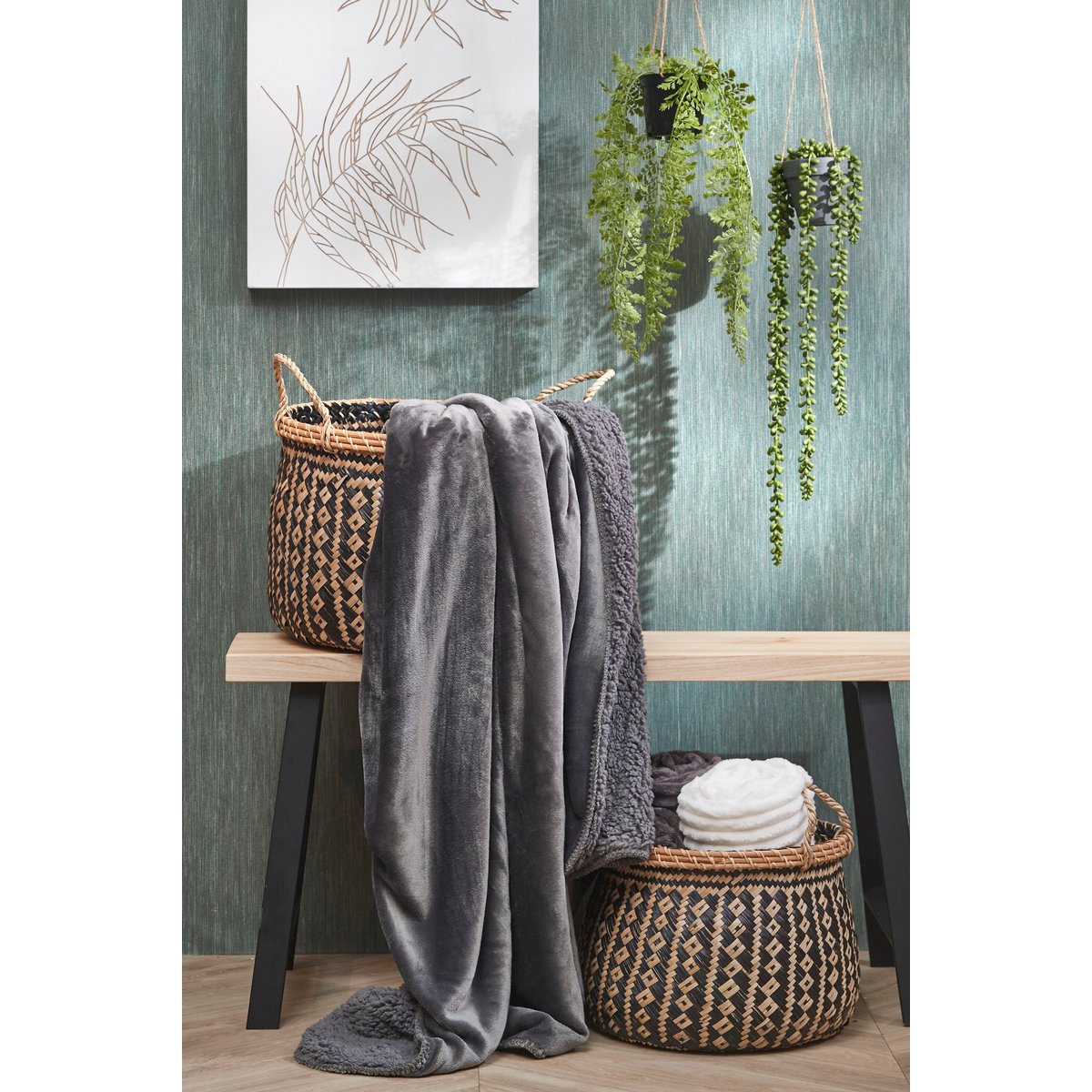 Plaid Mardy Anthracite