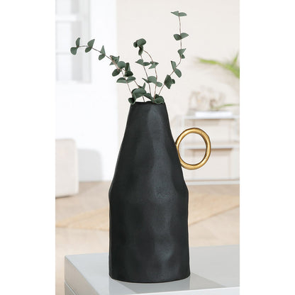 Vase Dora, schwarz H.31 cm