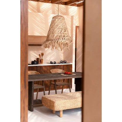 The Abaca Jelly Fish Pendant - Natural - L