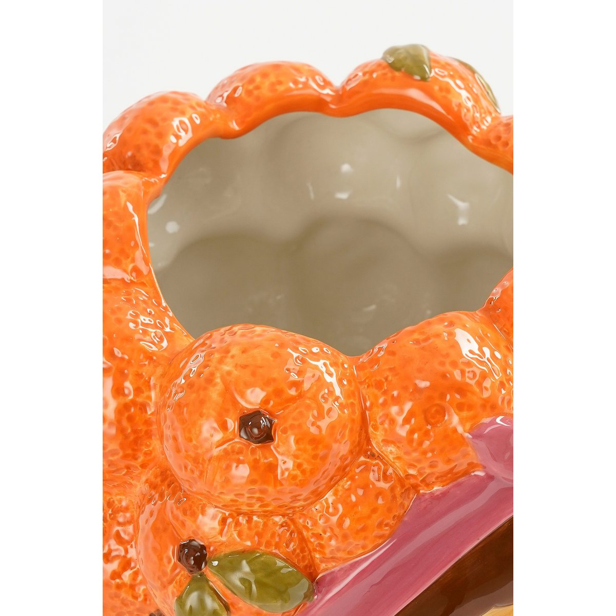 Flowerpot inside Funny Orange