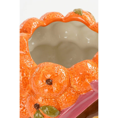 Flowerpot inside Funny Orange