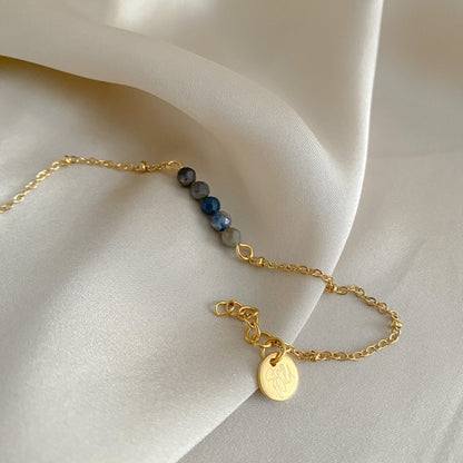 Sapphire & Stay Wild Bracelet - Gold