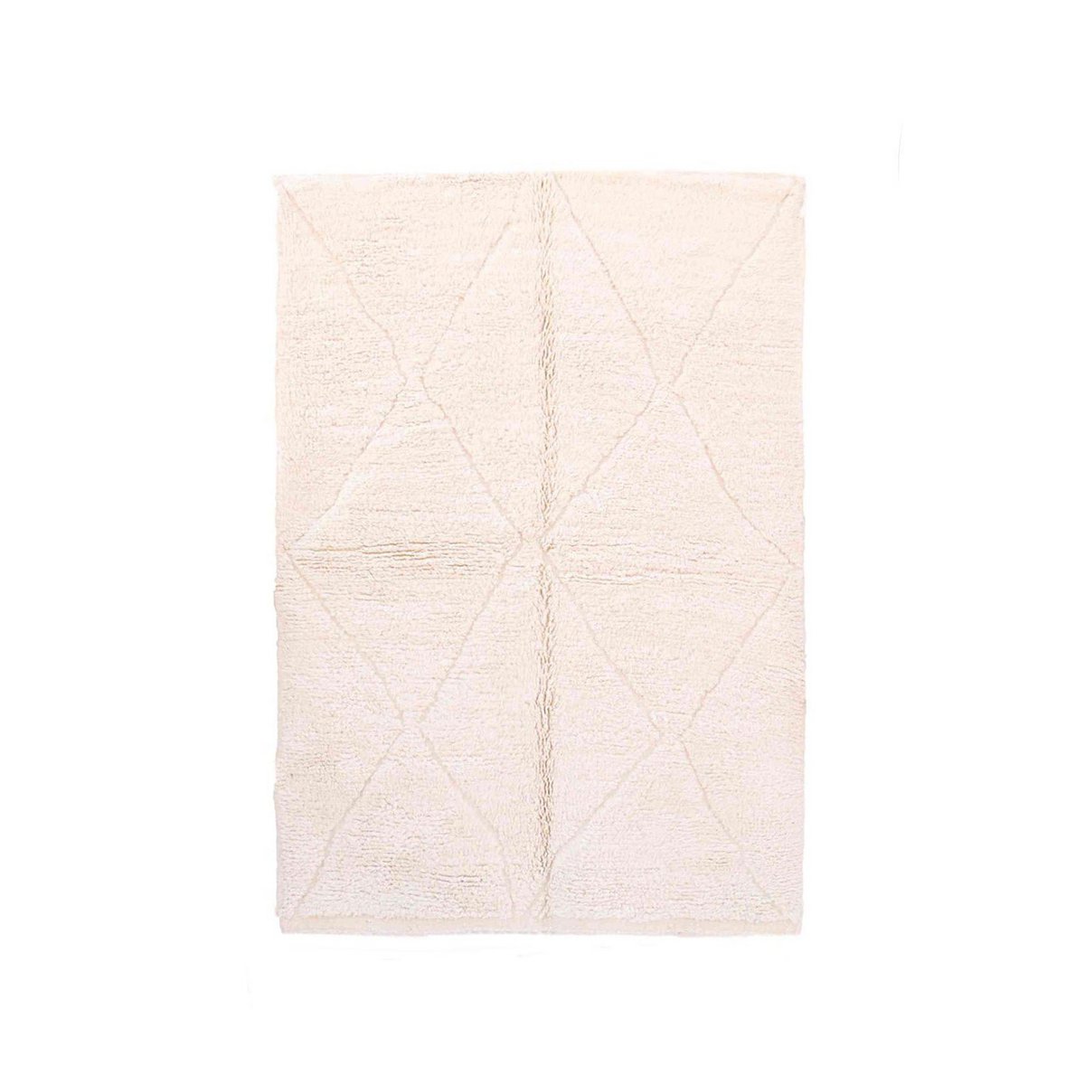 Pure wool Moroccan Berber rug 161 x 235 cm