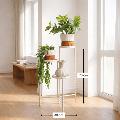 Plant stand Salvo Off-white