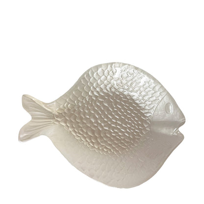 White fish dish 36x27x6.5cm