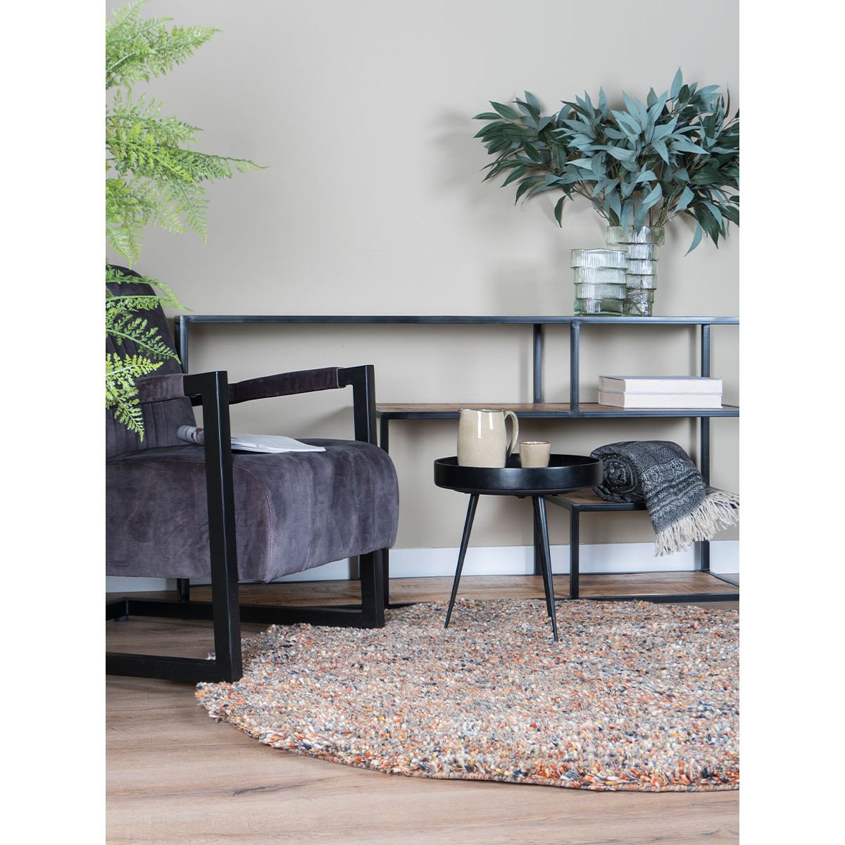 Rug Zumba Multicolor 501 Round ø200 cm