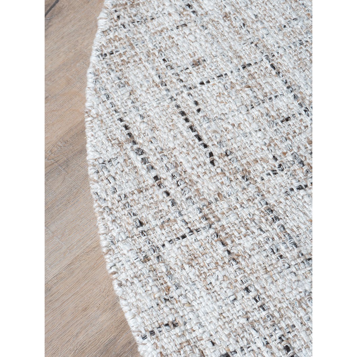 Rug Cross Beige – Round ø160 cm