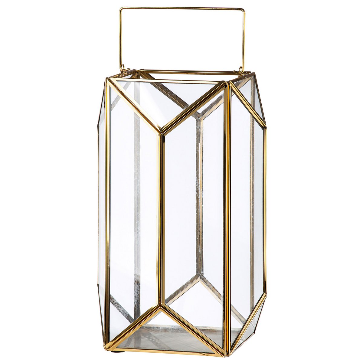 Lantern Cozy, gold-colored H.29 cm