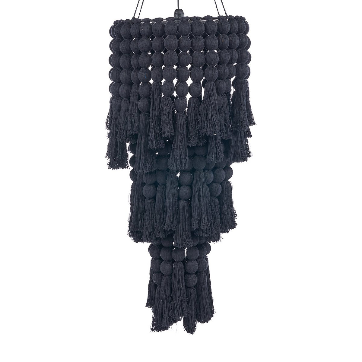 The Nomad Cotton Chandelier - Black - XL