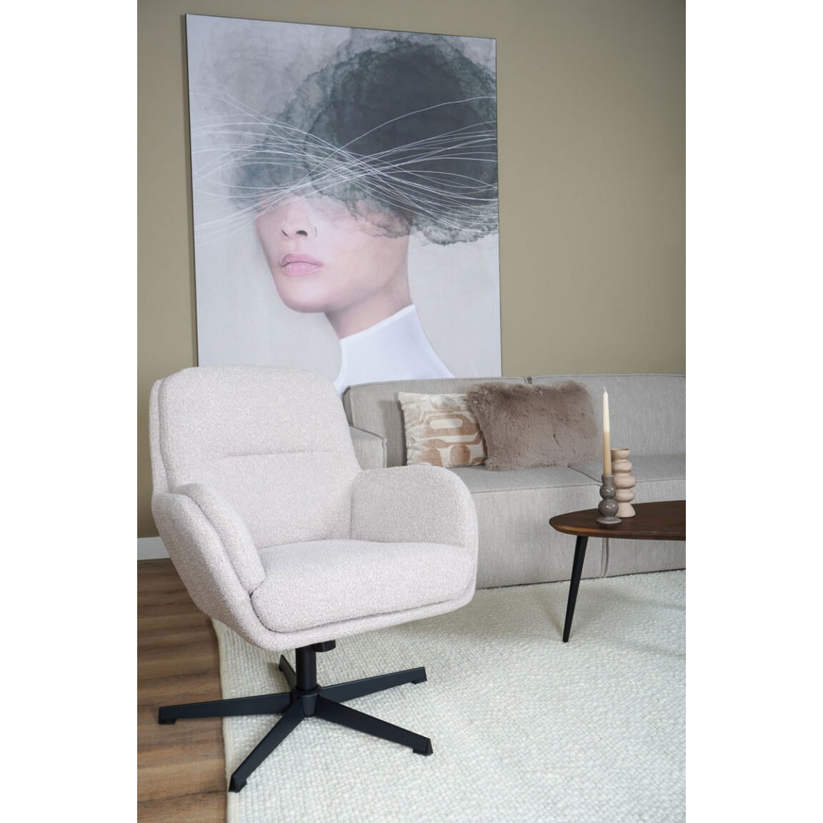 LOUISE NATURAL armchair