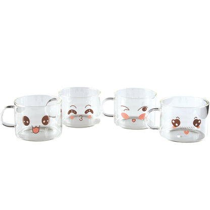 SET 4 DECORATED BOWLS 500ML