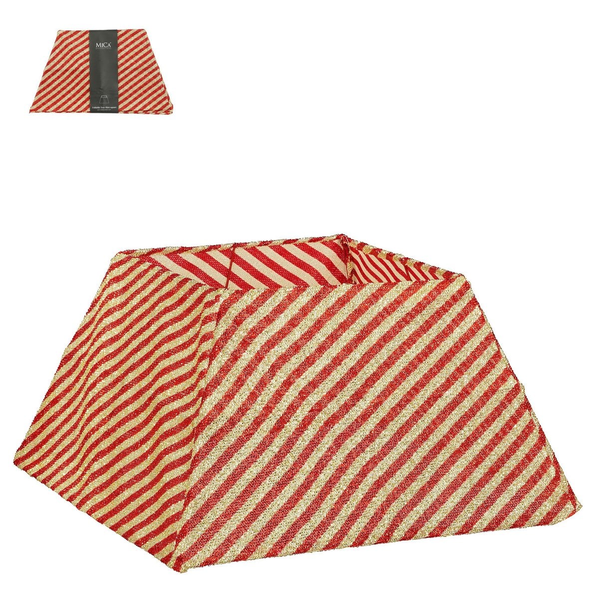 Christmas tree skirt Gold