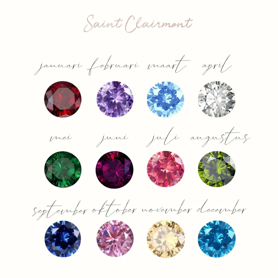 Birthstones Loose - Choose Month - Silver