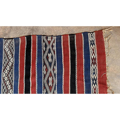 Moroccan Berber rug in wool and cotton 157 x 296 cm