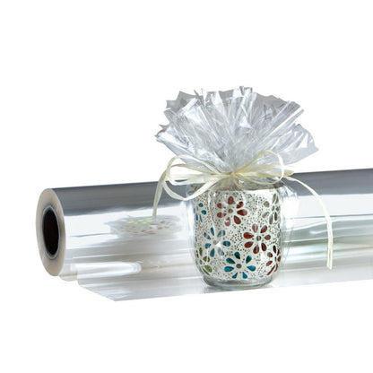 Decorative cling film roll