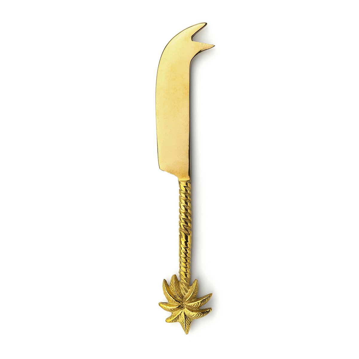 The Palm Tree Cheese Knife - Gold