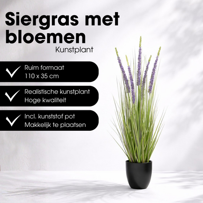 Artificial Plant Ornamental Grass Purple