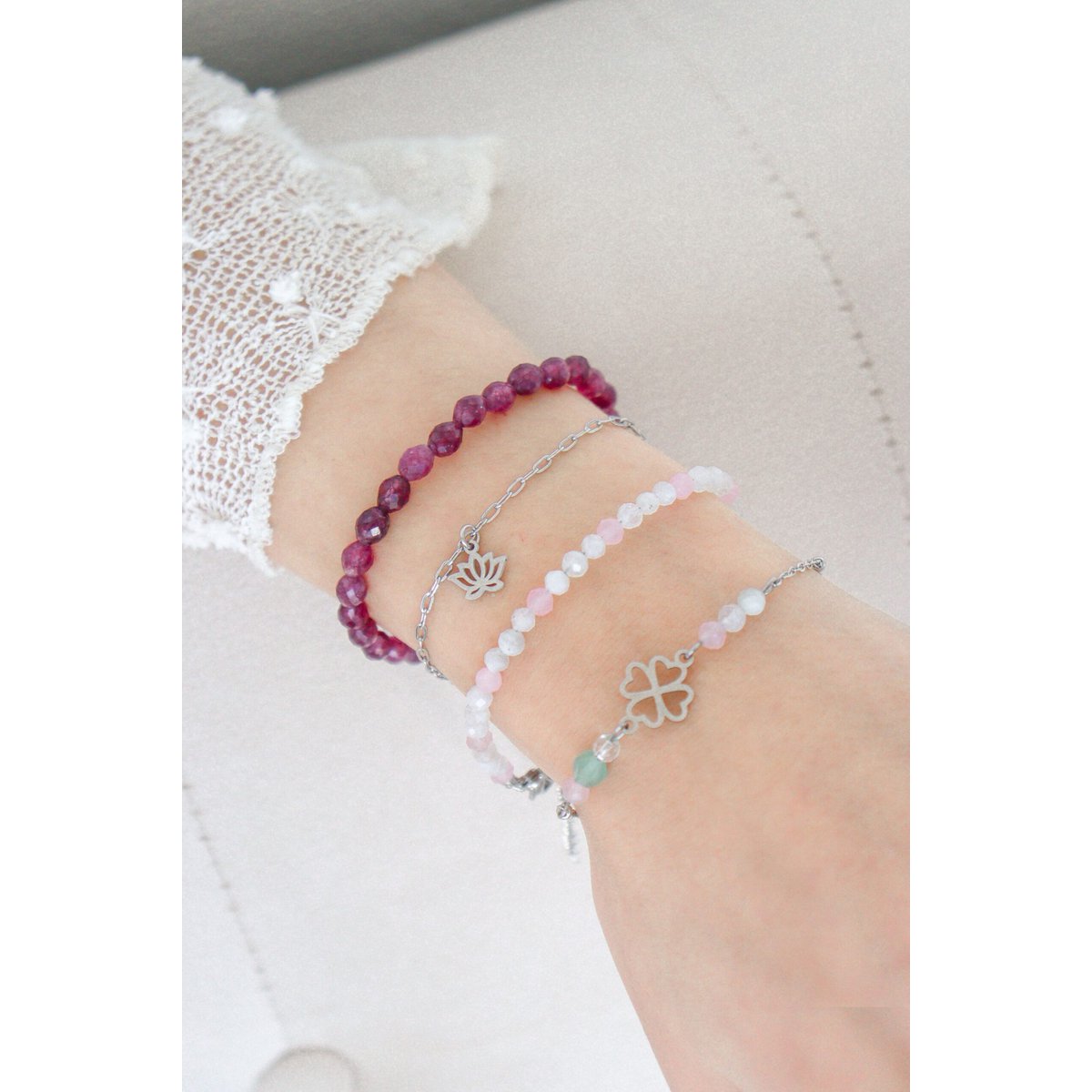 Healing and Recovery Bracelet - Silver