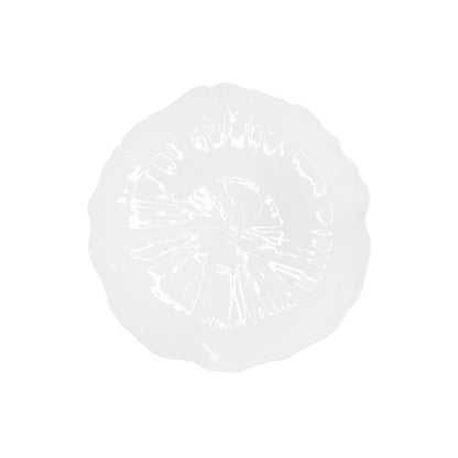 White flower plate plate 30cm