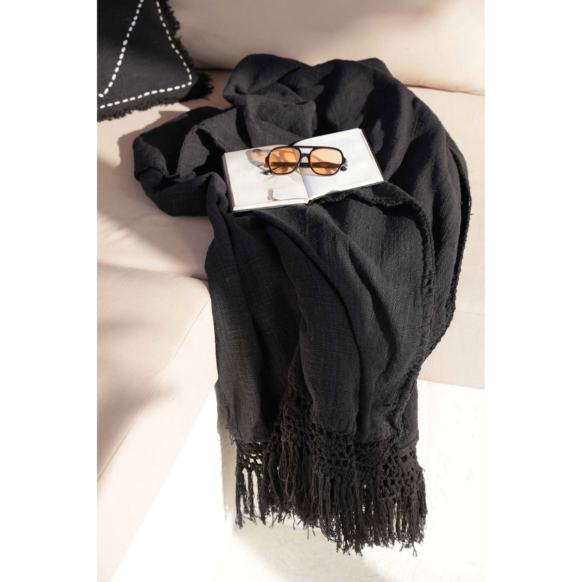 The Gypsy Bed Throw - Black