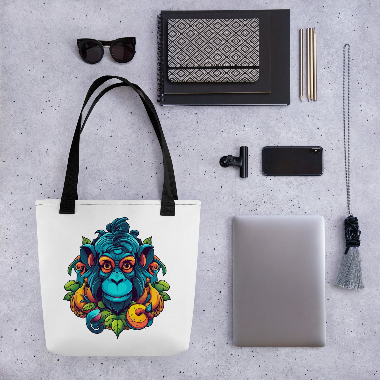 Monkey Tote Bag