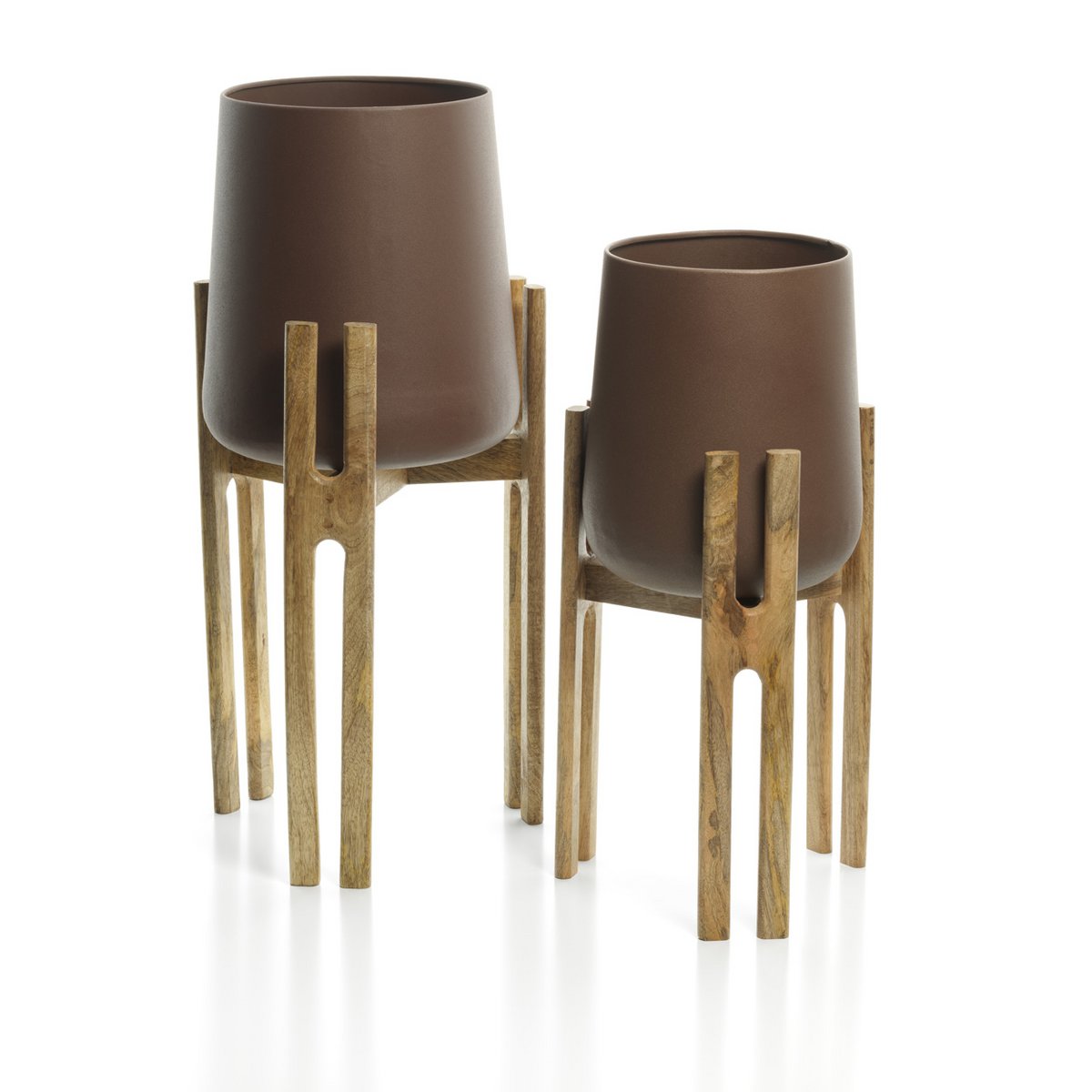 The Forked Root Planter - Natural Brown - M