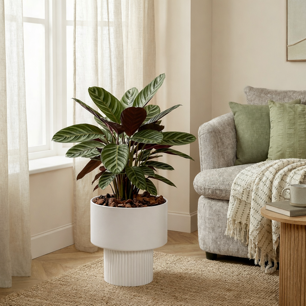 Flowerpot inside Lux Off-white