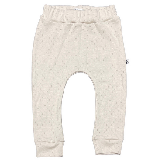 Harem pants pointelle natural beige