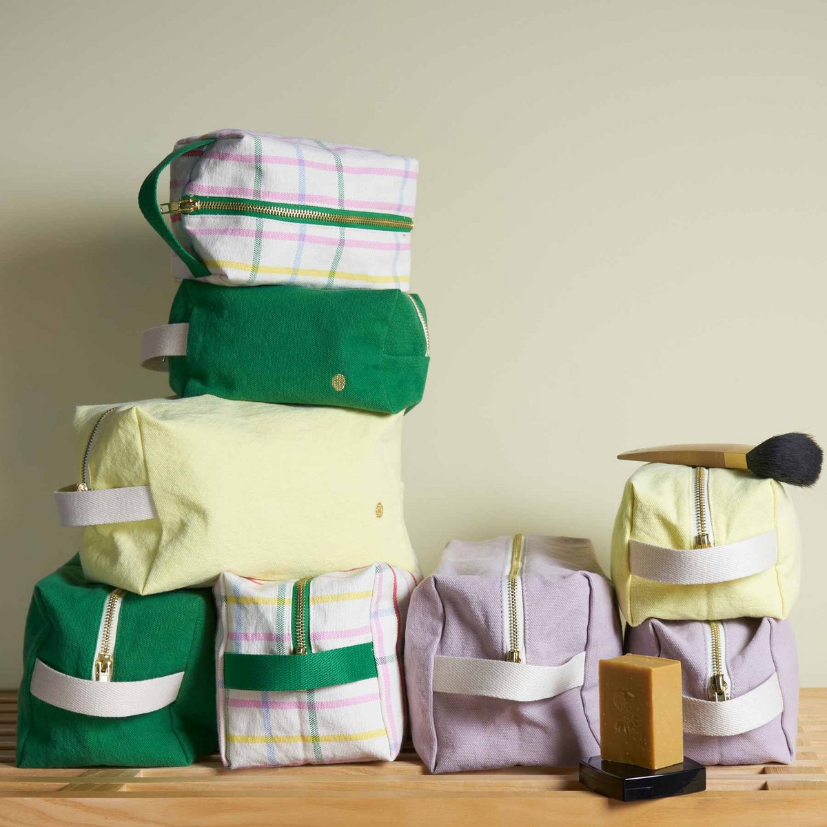 Trousse cube Iona Sunshine 22 x 14 x 10,5