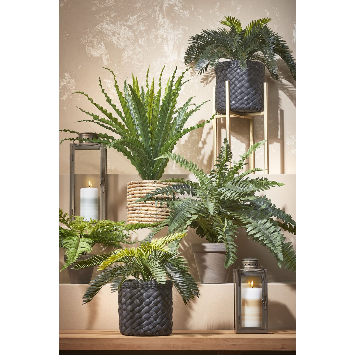 Artificial plant Asplenium Green