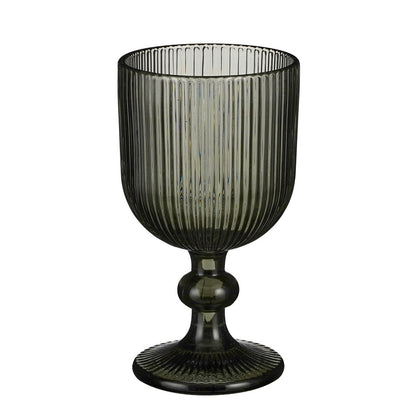 Wine glass set Merlot Gray