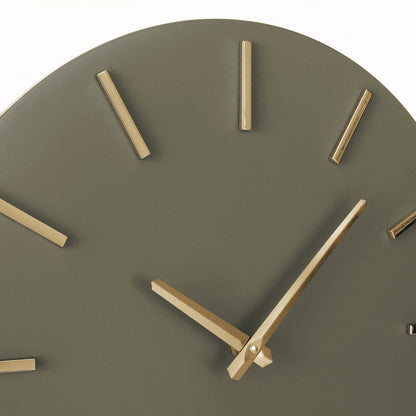 Wall clock Brixen Dark brown