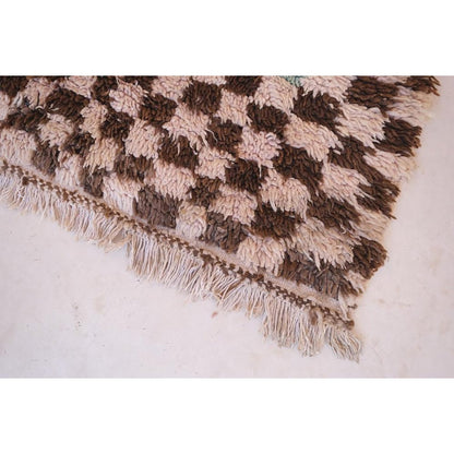 Pure wool Moroccan Berber rug 110 x 176 cm