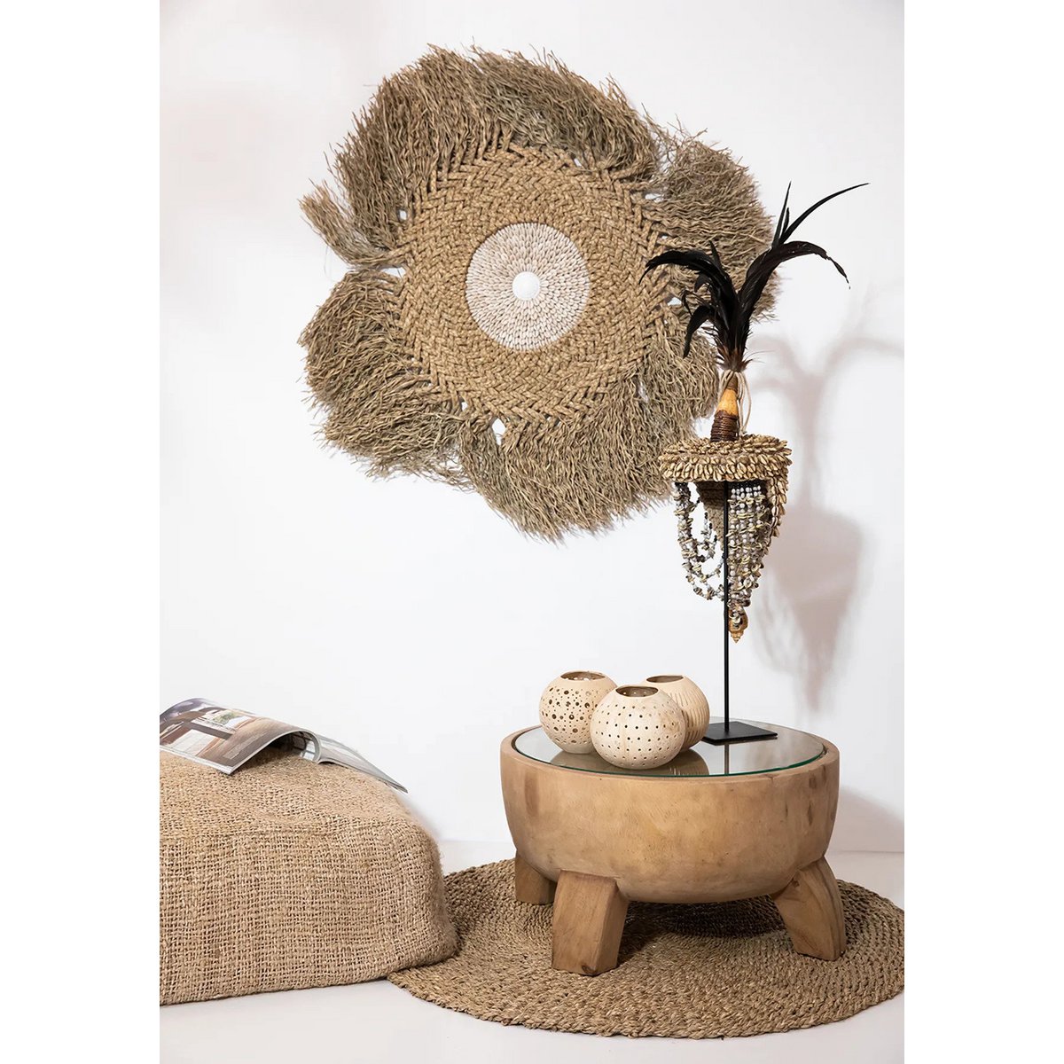 The Mekong River Carpet - Natural - 90