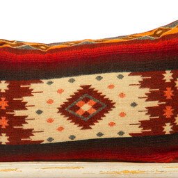 Pillow 40x60cm - Native Quilotoa Red - including duck feather innner cushion