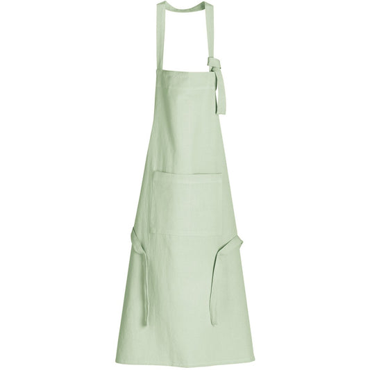 Recycled kitchen apron Ada Celadon 72 x 85