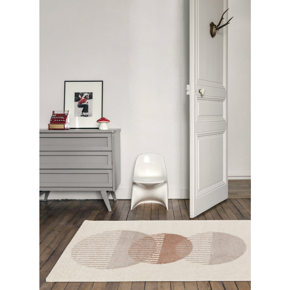 Soft and thick designer rug CHIAROSCURO