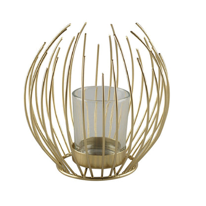 GOLDEN THREAD CANDLE HOLDER