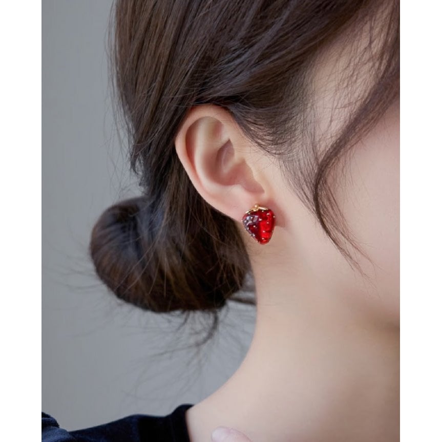 Sweet Strawberry Jewelry Set