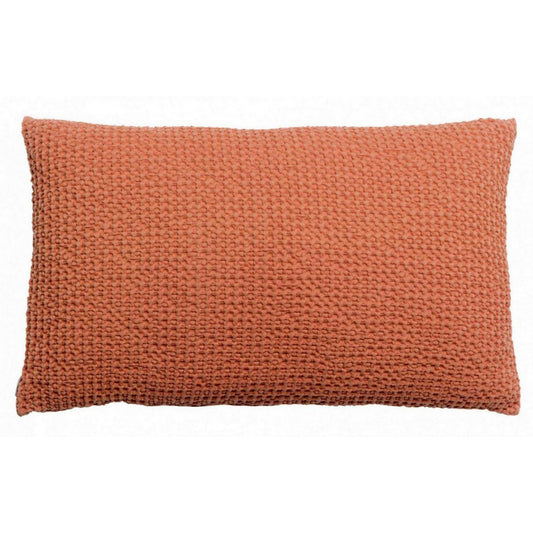 Coussin stonewashed Maia Citrouille 30 x 50